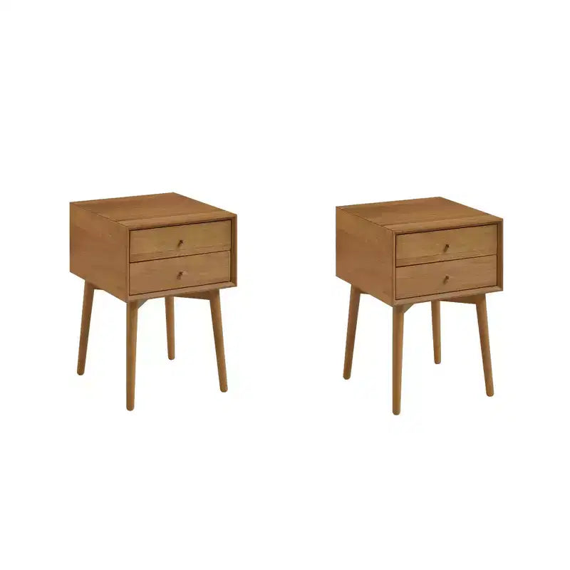 Nathan James Lot de 2 tables de chevet Harper