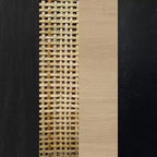 Nathan James Ensemble de 2 tables de chevet en rotin Mina