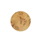 Jennifer Taylor Home Nebula 22 Table d'appoint colonne, bois de loupe marron naturel chaud