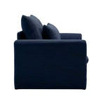Christopher Knight Home Fauteuil d'appoint individuel en velours côtelé de 86 cm de profondeur avec coussin lombaire