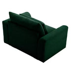 Christopher Knight Home Fauteuil d'appoint individuel en velours côtelé de 86 cm de profondeur avec coussin lombaire