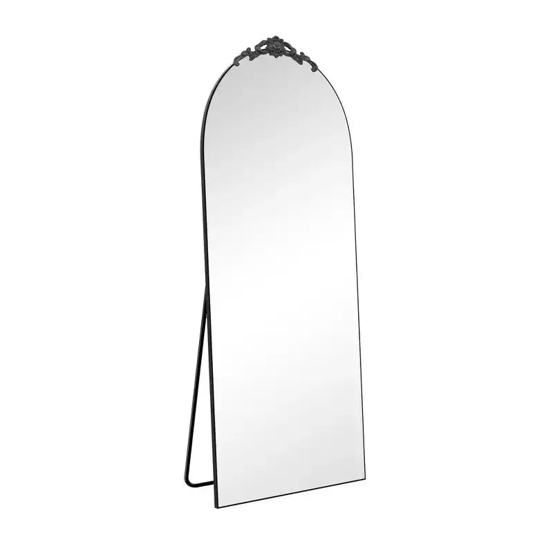 Dovelina Miroir de plain-pied vintage arqué avec support pour coiffeuse
