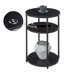 Table d'appoint à 3 niveaux Breighton Home Samuel