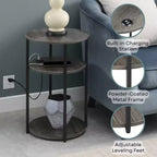 Table d'appoint à 3 niveaux Breighton Home Samuel