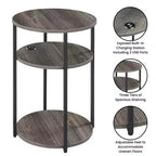 Table d'appoint à 3 niveaux Breighton Home Samuel