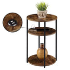 Table d'appoint à 3 niveaux Breighton Home Samuel