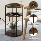 Table d'appoint à 3 niveaux Breighton Home Samuel