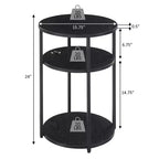 Table d'appoint à 3 niveaux Breighton Home Samuel
