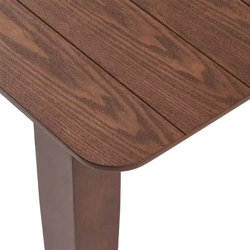 Table à manger rectangulaire rustique en bois GDFStudio 76
