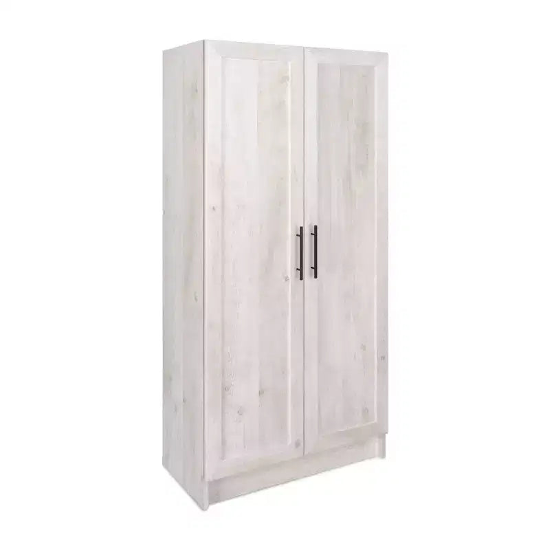 Armoire d'appoint Prepago Elite à 3 étagères avec portes à panneaux