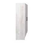 Armoire d'appoint Prepago Elite à 3 étagères avec portes à panneaux