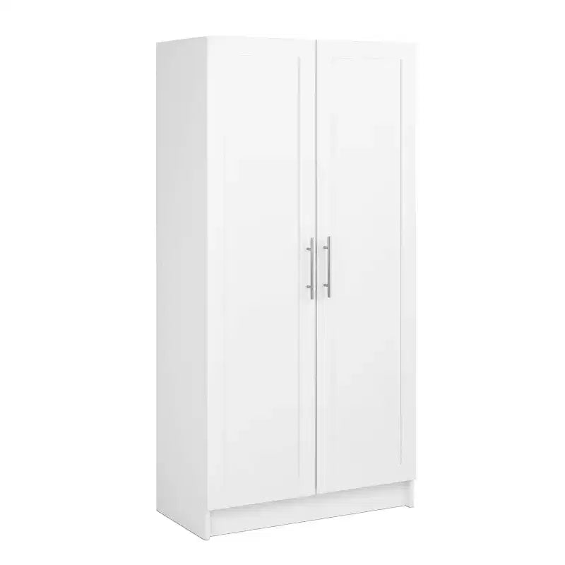 Armoire d'appoint Prepago Elite à 3 étagères avec portes à panneaux