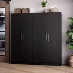 Armoire d'appoint Prepago Elite à 3 étagères avec portes à panneaux