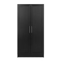 Armoire d'appoint Prepago Elite à 3 étagères avec portes à panneaux