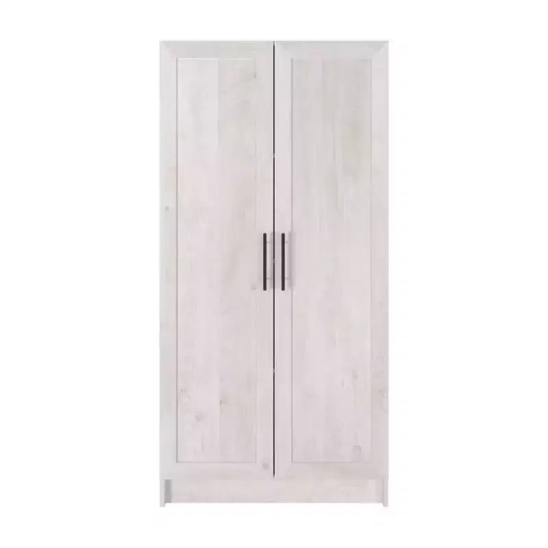 Armoire d'appoint Prepago Elite à 3 étagères avec portes à panneaux