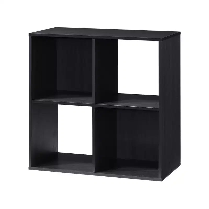 Meuble de rangement 4 cubes en bois espresso AndMakers 24,25 po H x 23,5 po L x 11,61 po P