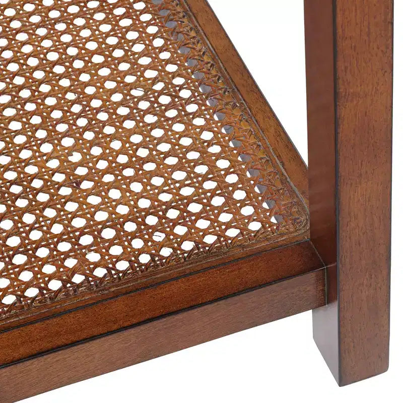 55 Downing Street Powell 22 Table d'appoint large en bois brun