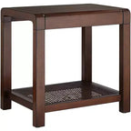 55 Downing Street Powell 22 Table d'appoint large en bois brun