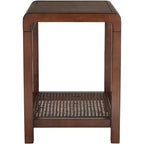 55 Downing Street Powell 22 Table d'appoint large en bois brun