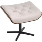 Fauteuil inclinable et ottoman pivotants réglables BenchMaster Melia Eggshell