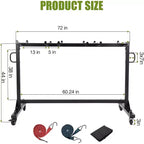Diable pour chaises pliantes avec roues, support de rangement pour chaises ou tables, capacité de 400/800 livres
