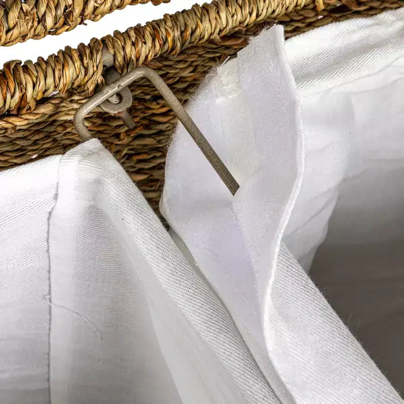 Trieur à linge 3 compartiments, trieur à linge en osier