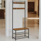 Coat Rack Hall Tree with Shoe Storage Bench Entryway Bench with Shoe Storage for Entryway