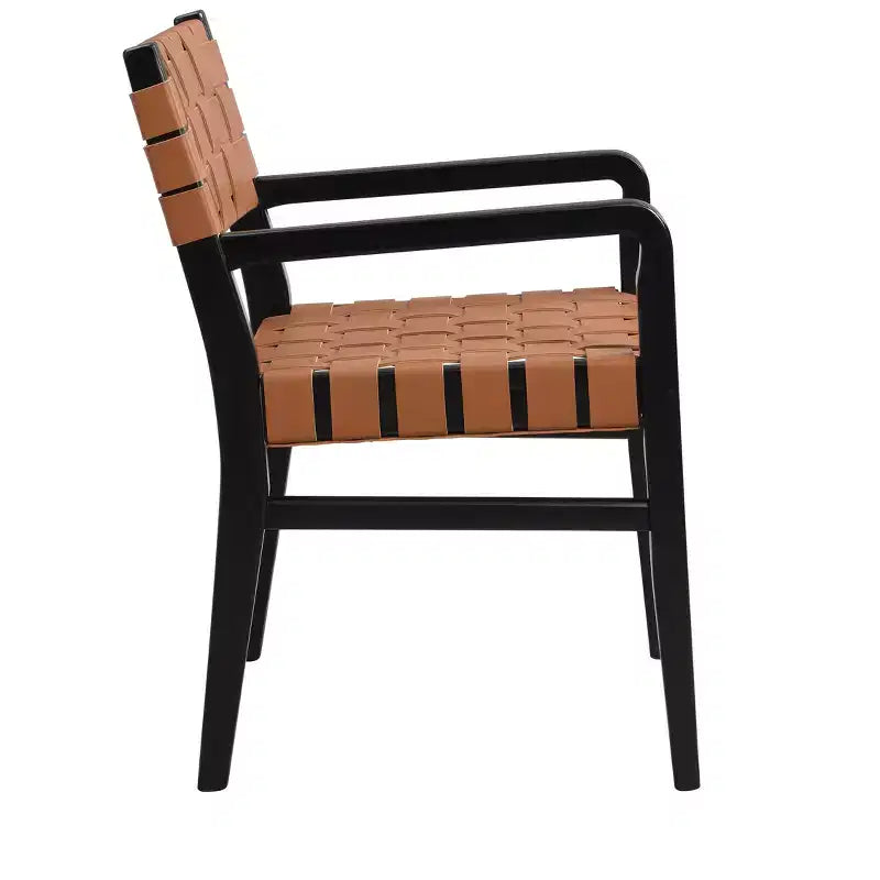 Christopher Knight Home Prosen Chaises de salle à manger en similicuir et hévéa (lot de 2)