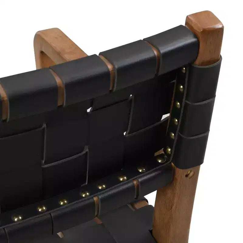 Christopher Knight Home Prosen Chaises de salle à manger en similicuir et hévéa (lot de 2)