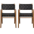 Christopher Knight Home Prosen Faux Leather and Rubberwood Dining Chair (Set of 2)