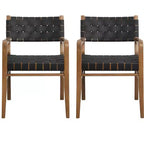 Christopher Knight Home Prosen Faux Leather and Rubberwood Dining Chair (Set of 2)
