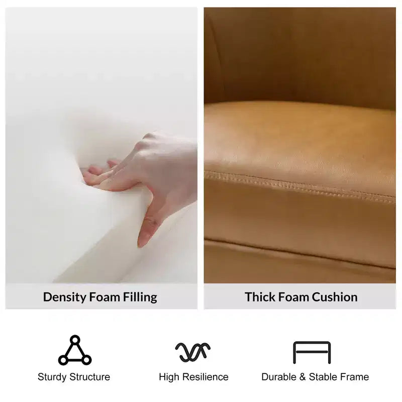 Fauteuil de bureau Dick avec base pivotante à 360 degrés | HULALA HOME