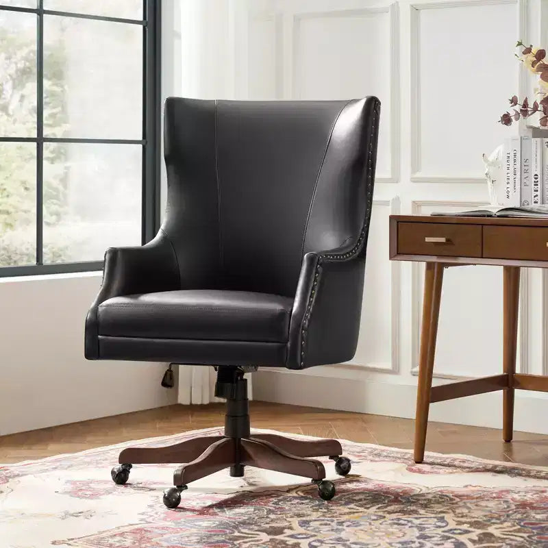 Fauteuil de bureau Dick avec base pivotante à 360 degrés | HULALA HOME