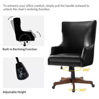 Fauteuil de bureau Dick avec base pivotante à 360 degrés | HULALA HOME