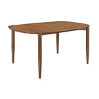 Table et chaises de salle à manger en noyer massif