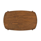 Table et chaises de salle à manger en noyer massif