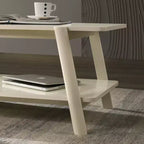 Table basse avec étagère en bois Metz Roundhill Furniture, style moderne du milieu du siècle