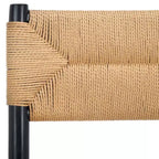Chaise de salle à manger Floryn Rope (lot de 2) - DCH8805 - Naturel/Noir - Safavieh