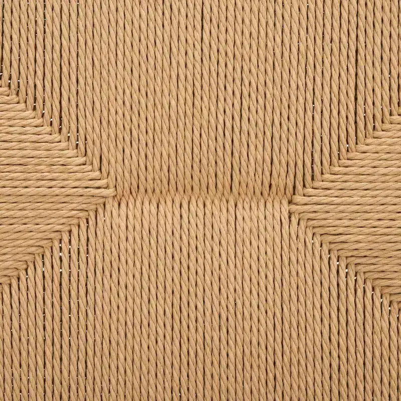 Chaise de salle à manger Floryn Rope (lot de 2) - DCH8805 - Naturel/Noir - Safavieh