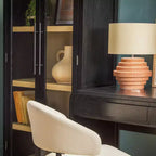 Bureau moderne Saracina Home 3 pièces cascade avec 2 bibliothèques hautes en verre