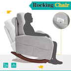 Fauteuil à bascule EROMMY d'intérieur