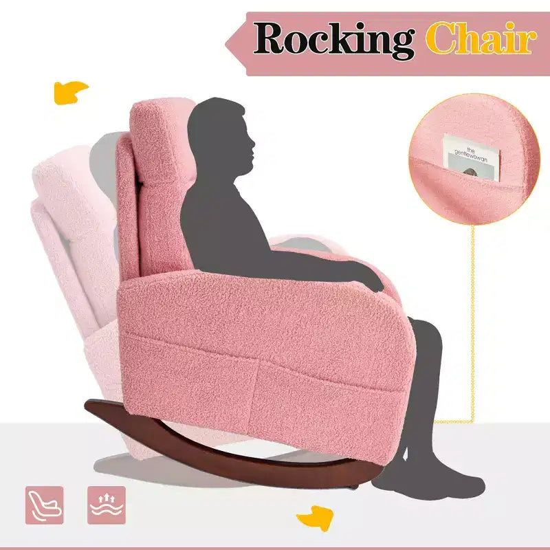 Fauteuil à bascule EROMMY d'intérieur