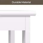 Yaheetech Meuble de Salle de Bain sur Pied à 4 Niveaux avec Porte Simple et Étagère Réglable pour Salle de Bain, Cuisine, Couloir