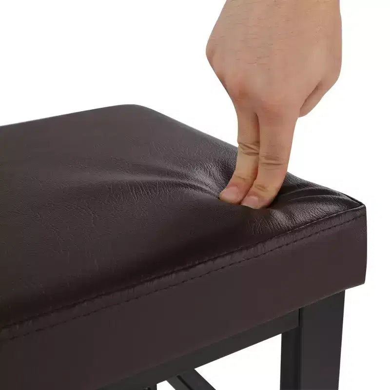 Banc à chaussures SONGMICS, meuble à chaussures à 3 niveaux pour entrée, organisateur de rangement avec siège rembourré en mousse, similicuir, cadre en métal, 31 x 81 x 49 cm