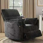 Fauteuil inclinable, pivotant et berçant Julius 38 Power Nursery avec port USB | HULALA HOME