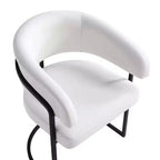 Lot de 6 chaises de salle à manger modernes rembourrées en similicuir Augusta de Manhattan Comfort