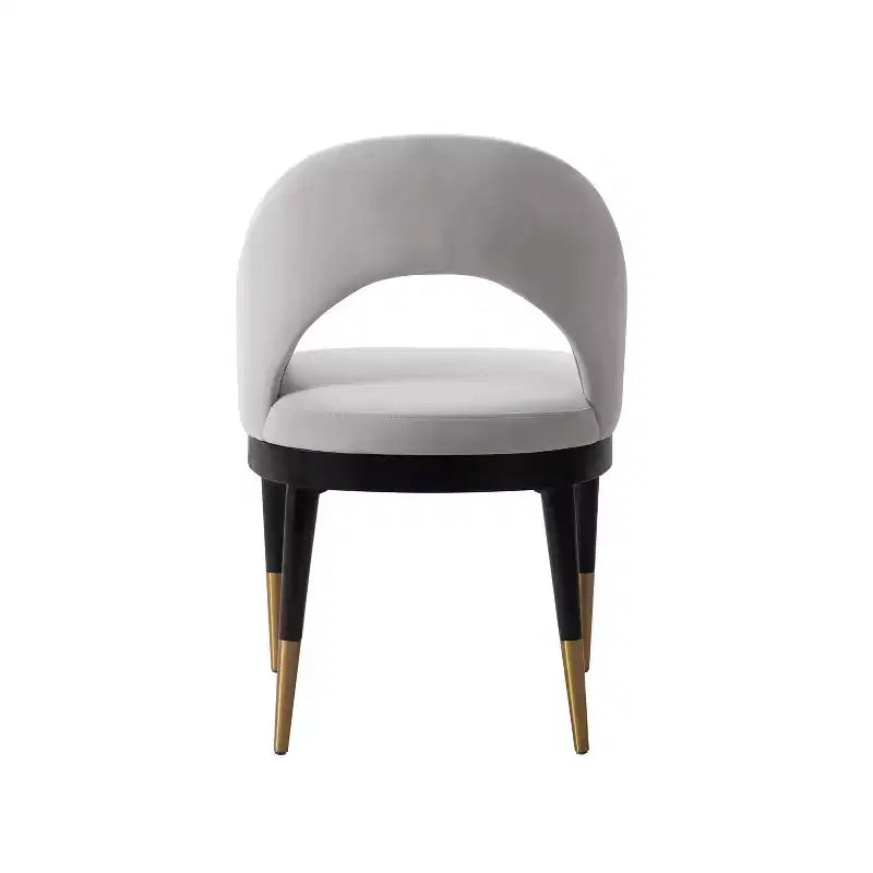 Fauteuil de salle à manger moderne Carrington en velours, par Manhattan Comfort