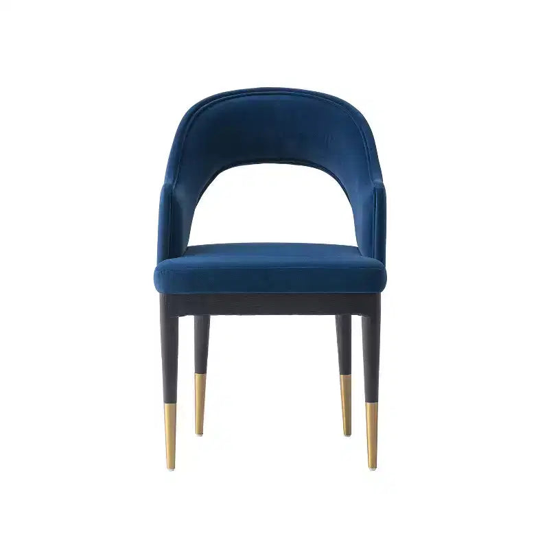 Fauteuil de salle à manger moderne Carrington en velours, par Manhattan Comfort