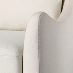 Fauteuil pivotant et planeur à plis creux rembourré – Threshold conçu avec Studio McGee