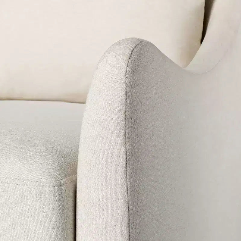 Fauteuil pivotant et planeur à plis creux rembourré – Threshold conçu avec Studio McGee